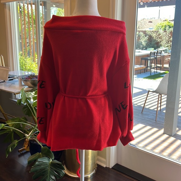 Stores Belted “Love” Mini Dress l Size S - Picture 4 of 4